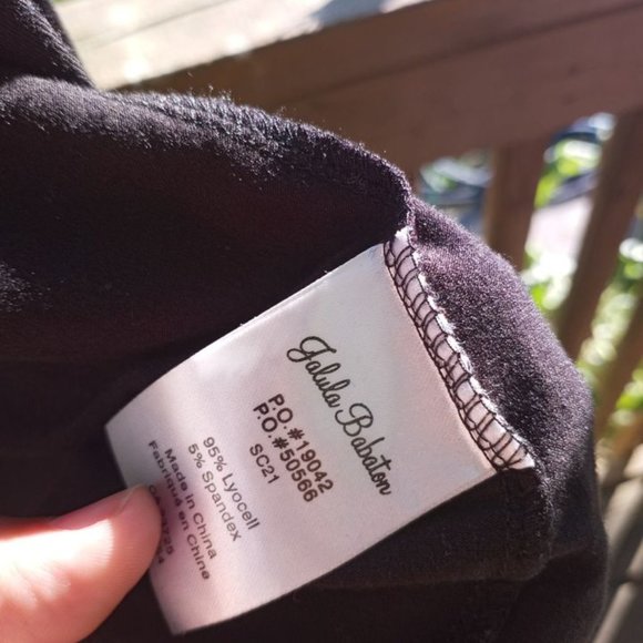 Aritzia Black Stretchy Wrap Dress, Medium - Picture 7 of 7